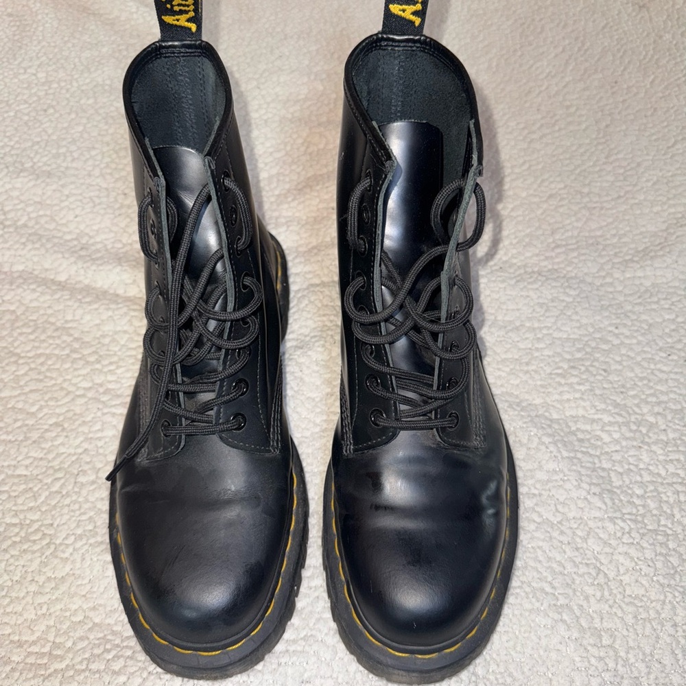Dr. Martens Black Leather Boots